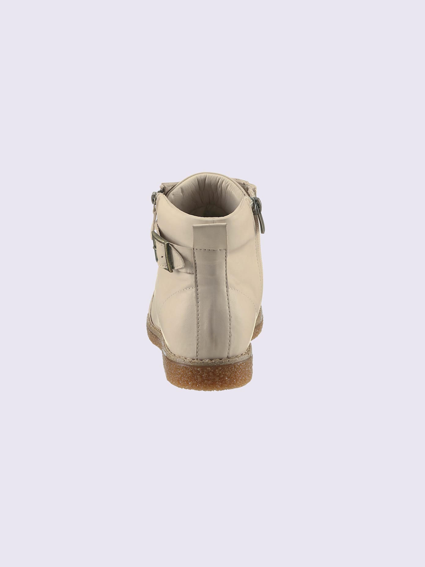 Bottines à lacets cuir nappa de vache
