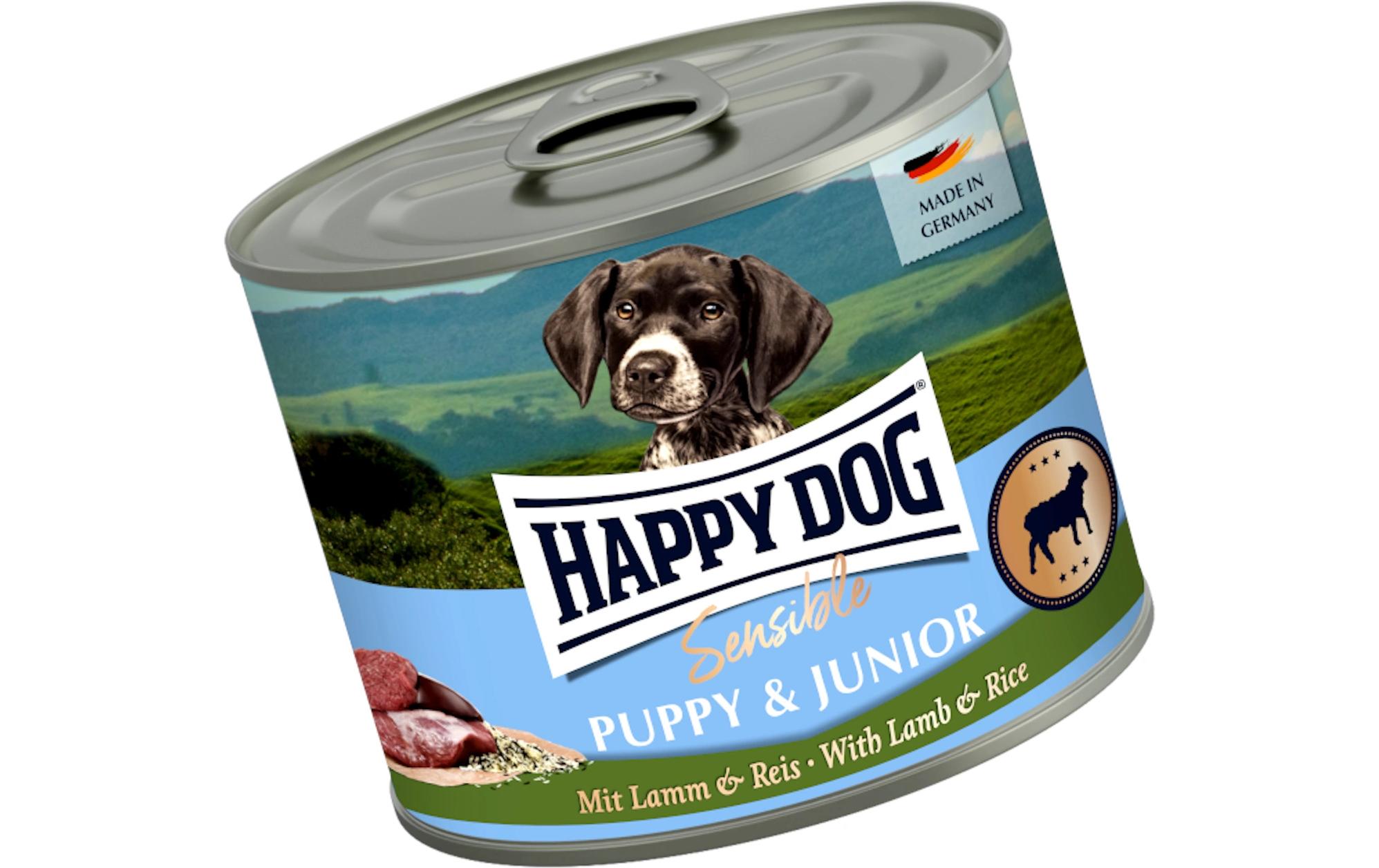 Nassfutter Sensible Puppy Lamm & Reis, 200 gAlleinfuttermittel für heranwachsende Hunde ab der 8. Lebenswoche
