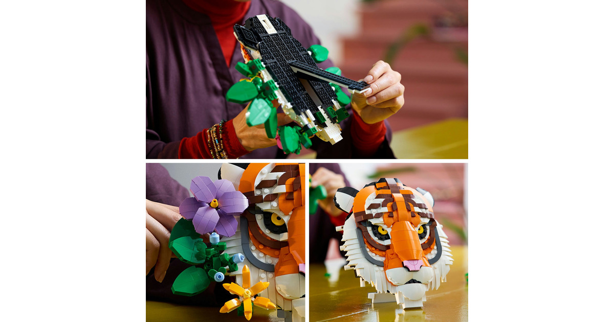 LEGOArt - De Faunacollectie – Tijger Constructiespeelgoed  (31217)