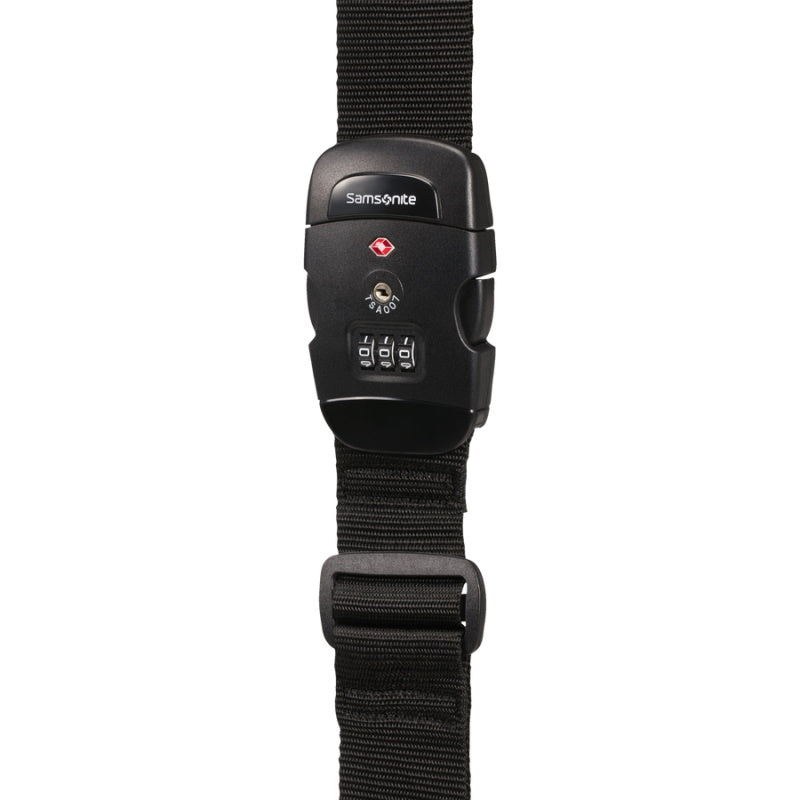 Samsonite Luggage Strap TSA Lock Black