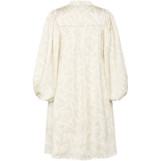 Bruuns Bazaar Acacia Sarias Kjole, Light Square Print, 42