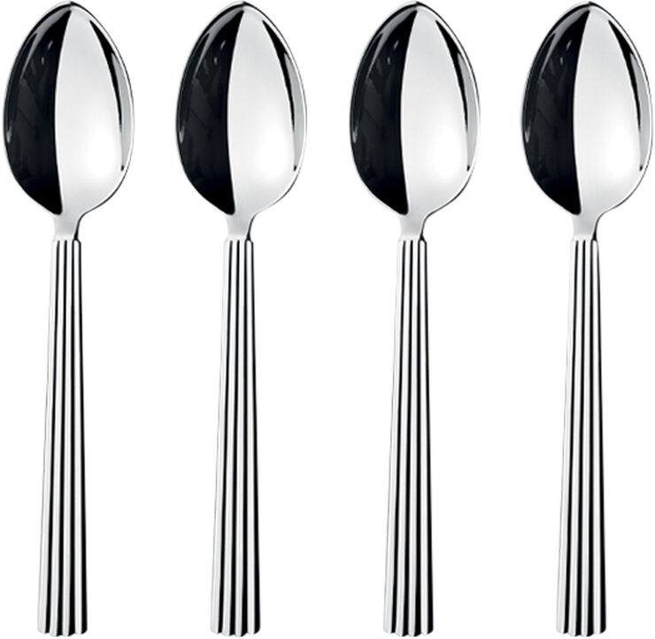 Georg Jensen BERNADOTTE DESSERT SPOON GIFTBOX SS 4 PCS Stainless steel