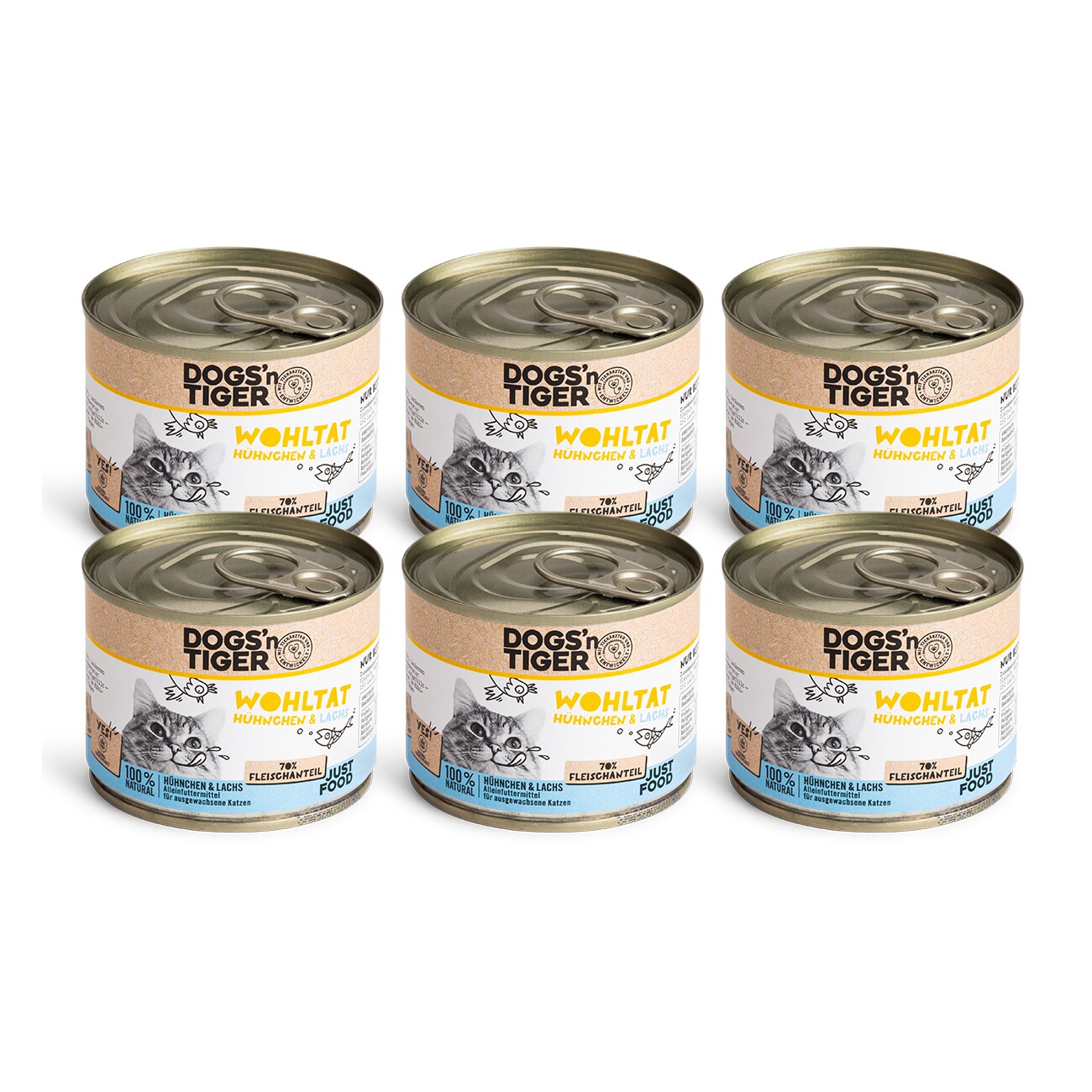 Dogs'n Tiger Wohltat 6x200 g