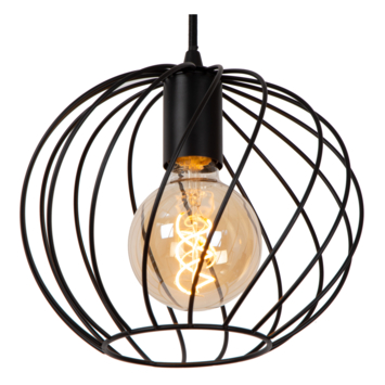 Lucide hanglamp danza zwart 130x25 cm (lxb)