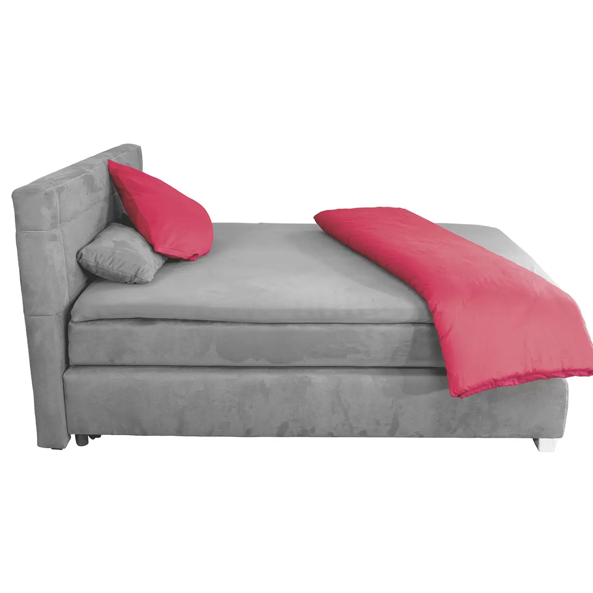 Boxspringbett Recife Mix 180 x 200 Dunkelgrau