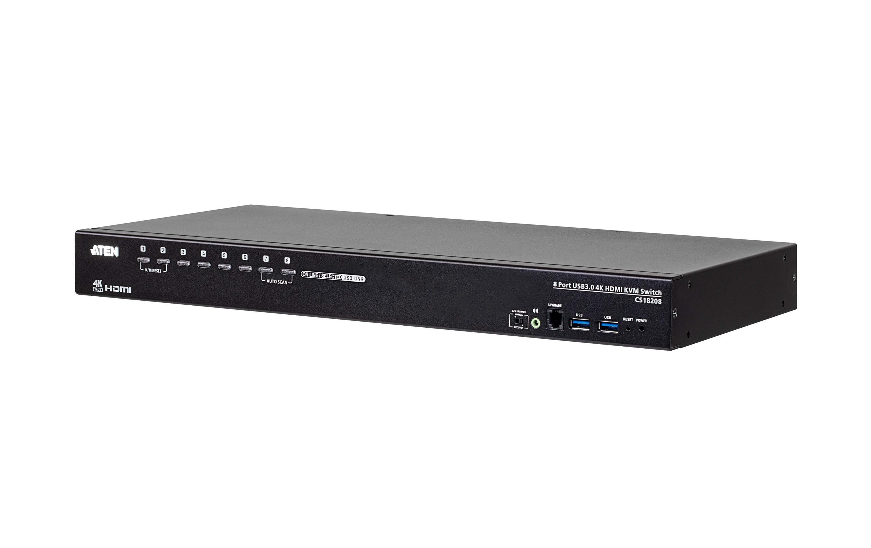 KVM Switch CS18208 4K HDMI USB 3.0 8-Port<br>8-Port USB 3.0 4K HDMI KVM-Switch