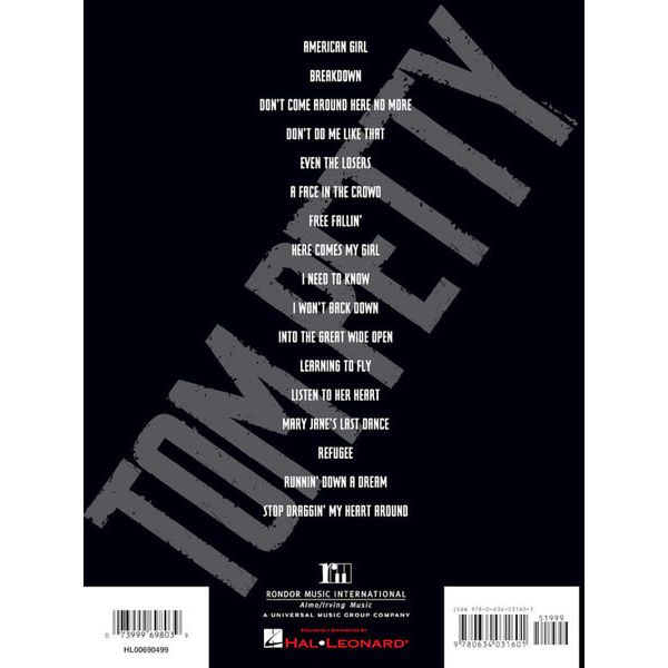 Hal Leonard Tom Petty Definitive Guitar