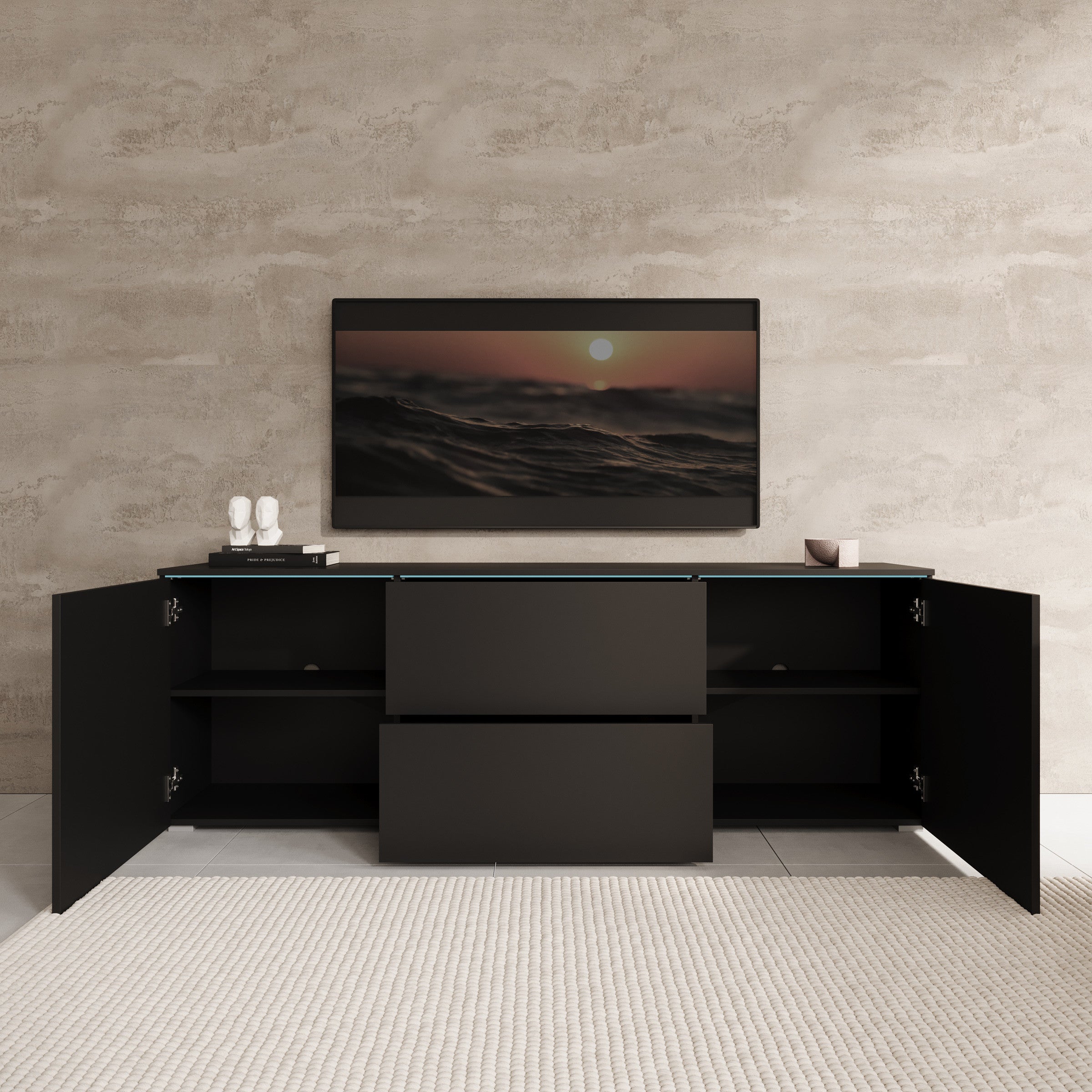 Vico - TV-Meubel - Zwart