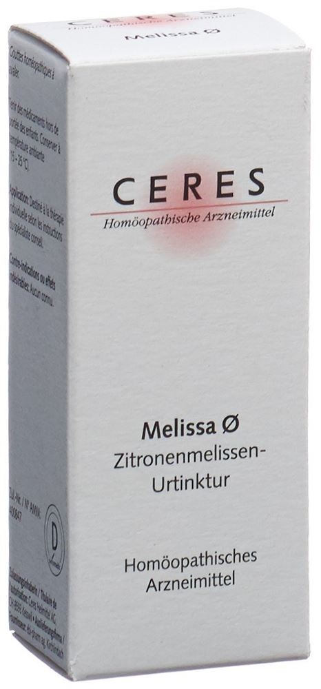 CERES Melissa officinalis<br>20 ml, Flasche, Urtinktur