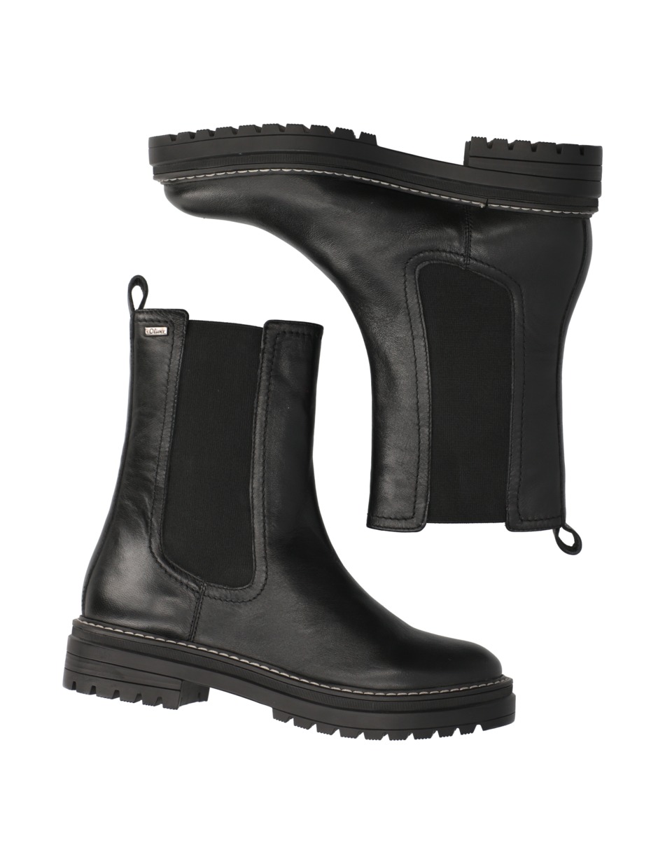 Glattleder Chelsea Boot