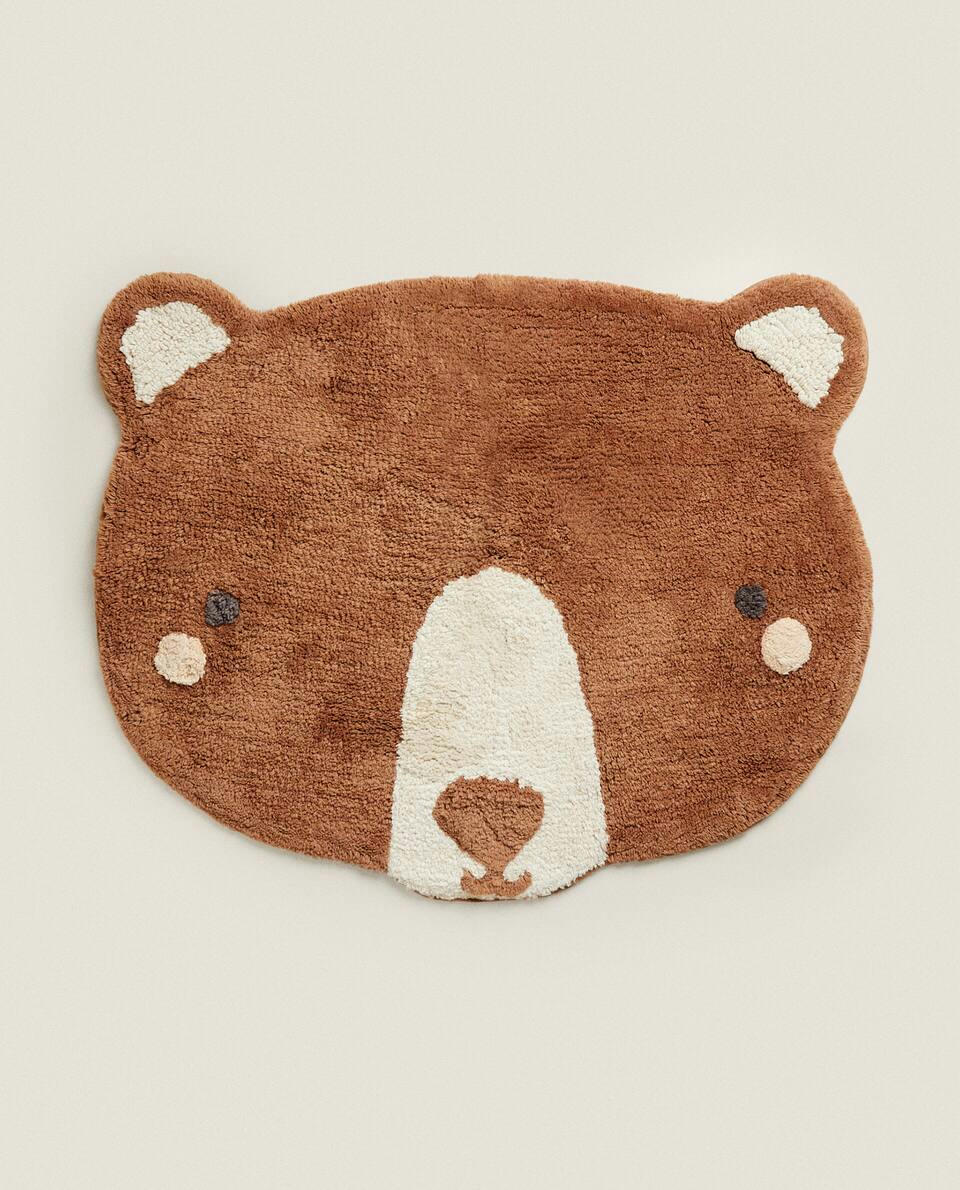 TAPETE DE BANHO INFANTIL COM URSO DE PELÚCIA