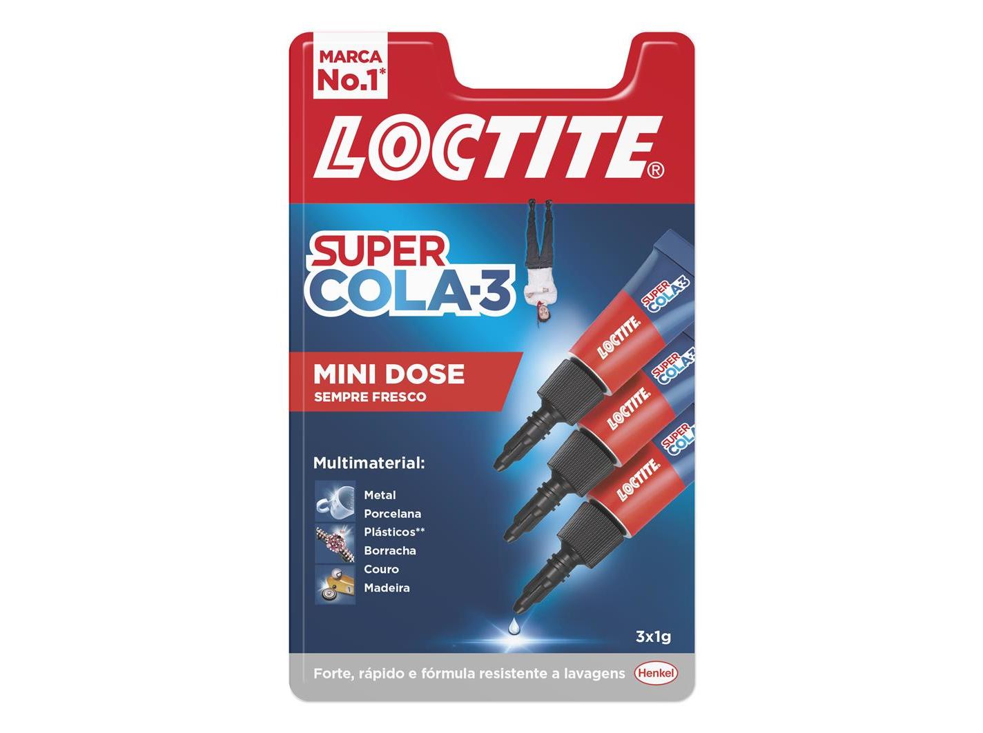 SUPER COLA 3 LOCTITE MINI TRIO 3X1G
