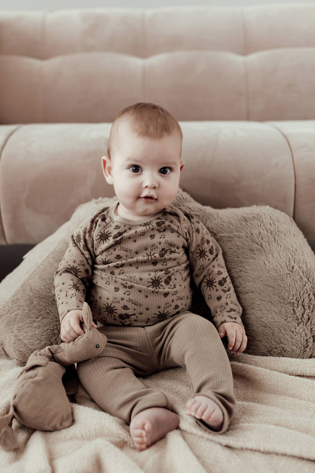 Snoozebaby pyjama hazel brown