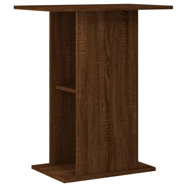 vidaXL Akvariumstativ brun eik 60,5x36x72,5 cm konstruert tre