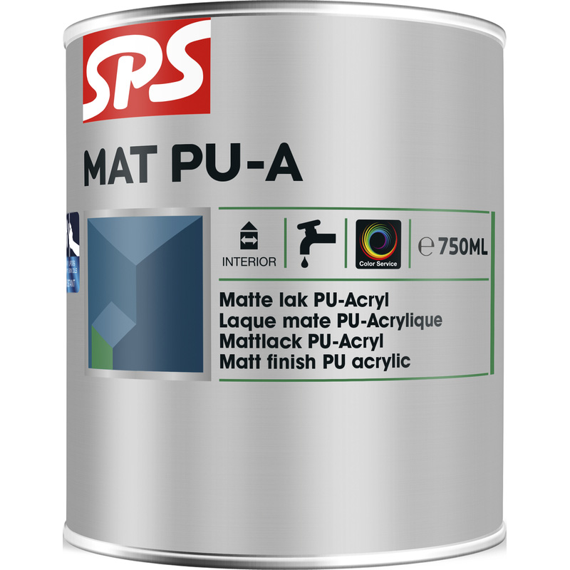 SPS Mat PU-A 750ml RAL9010