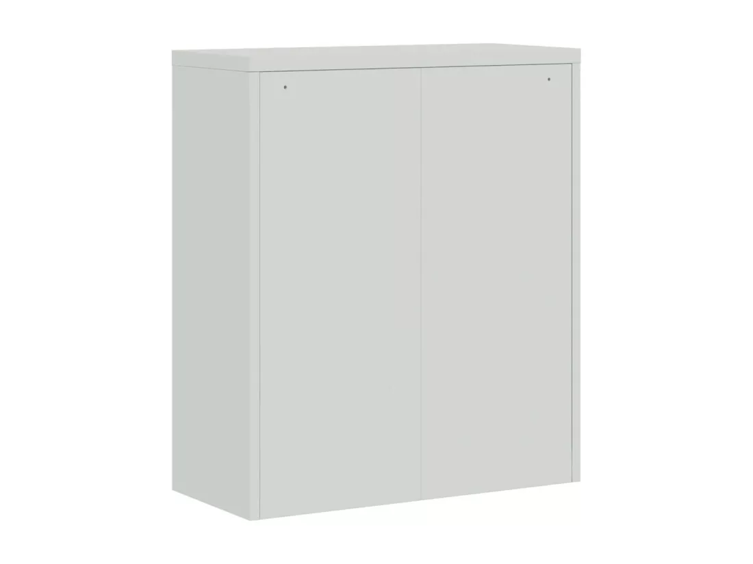 Classeur gris clair 90x40x105 cm acier