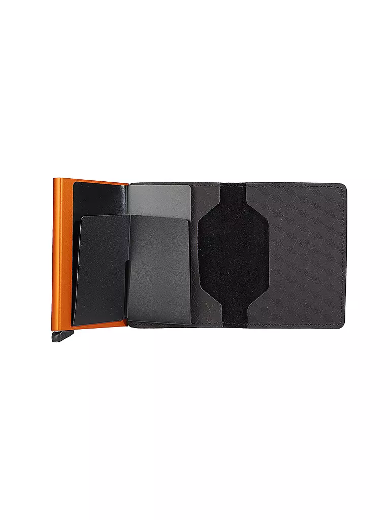 SECRID Geldbörse - Slimwallet OPTICAL brown & orange braun