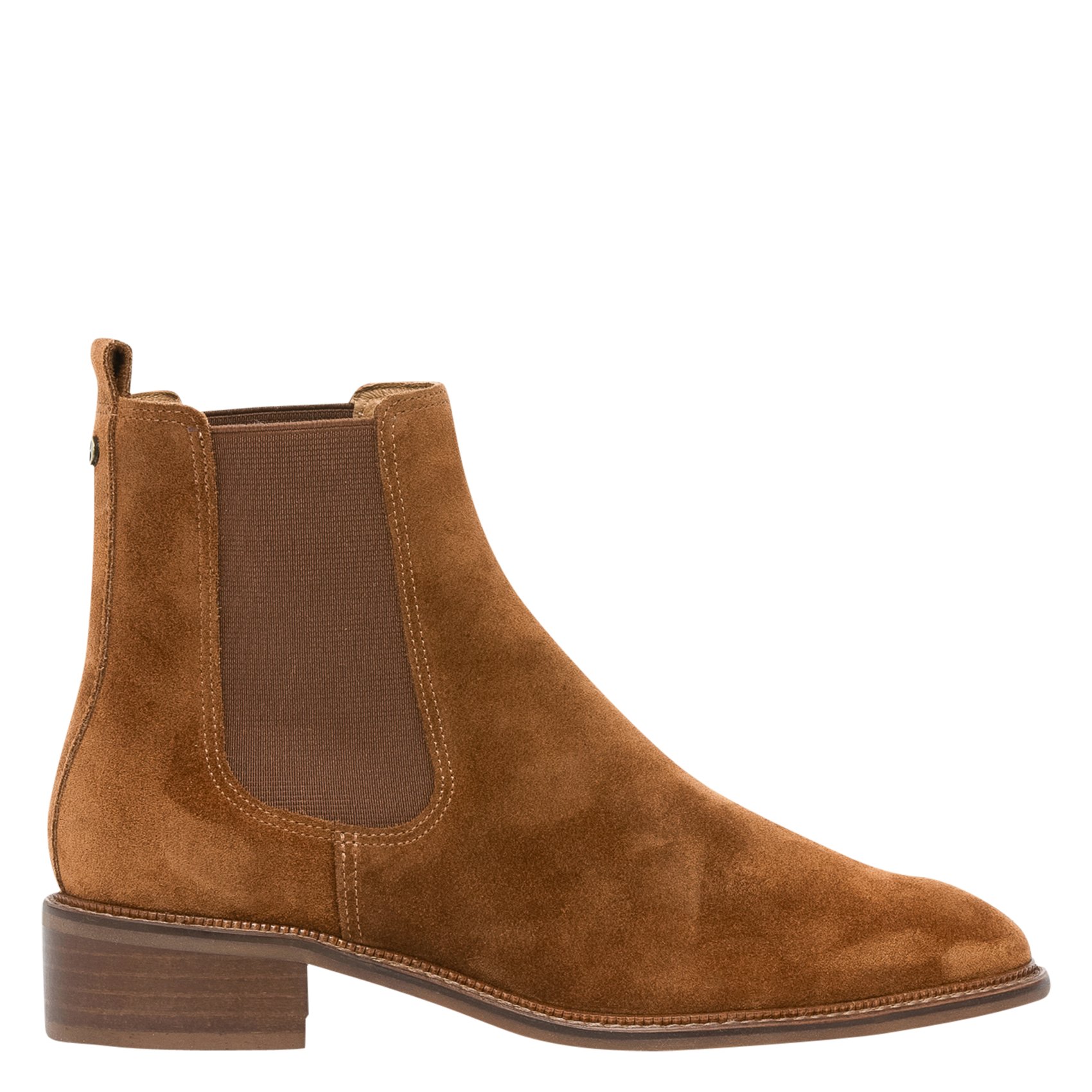 SELIA - Bottines en cuir velours| Marron
