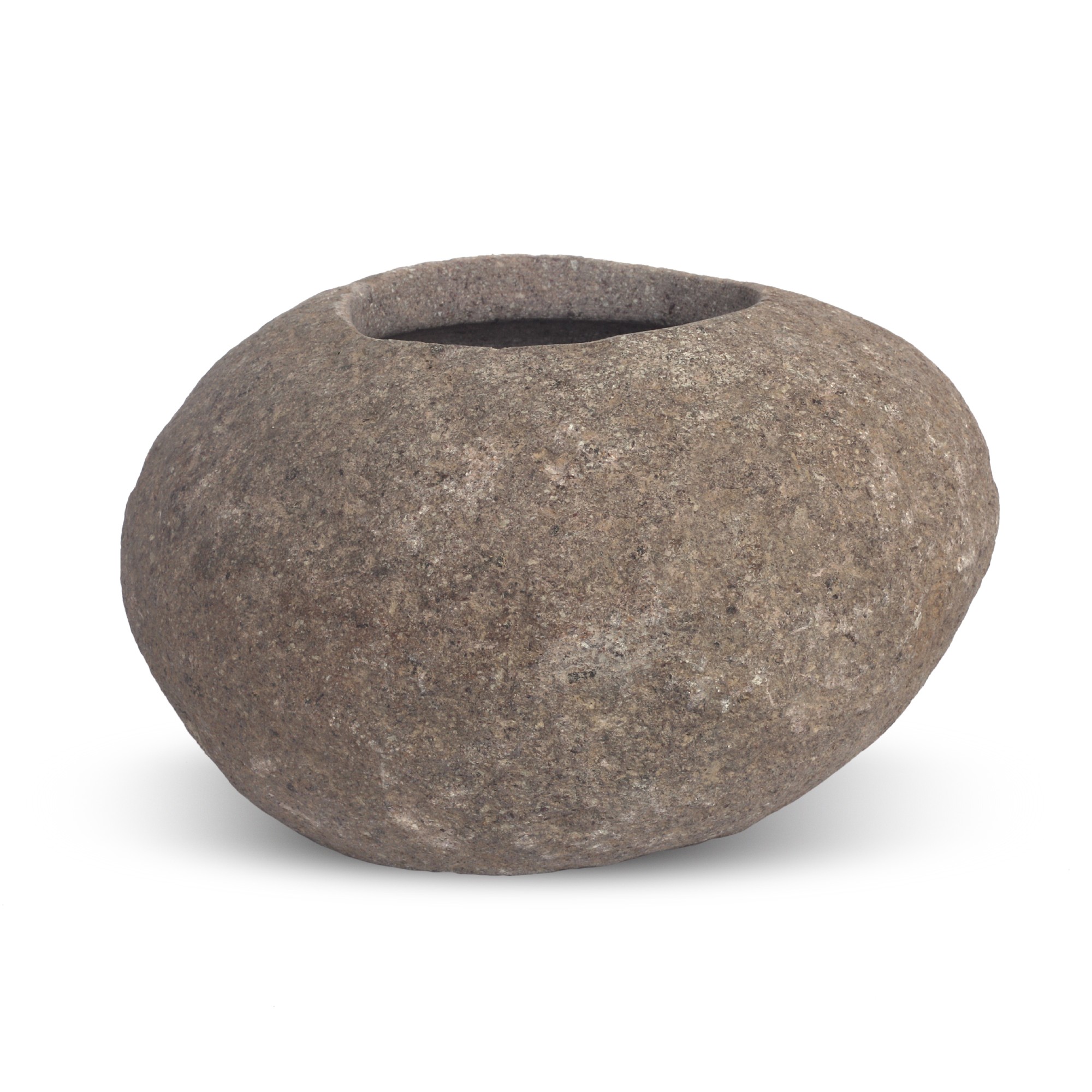 Blumenkübel aus Naturstein, natur, Ø 17 cm, H 12 cm günstig bestellen