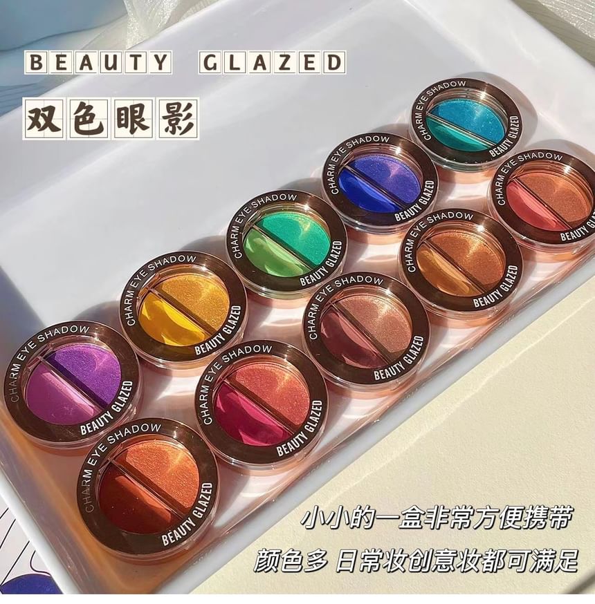 BEAUTY GLAZED - Matte & Pearl Double Effect Charm Eyeshadow - 10 tinten