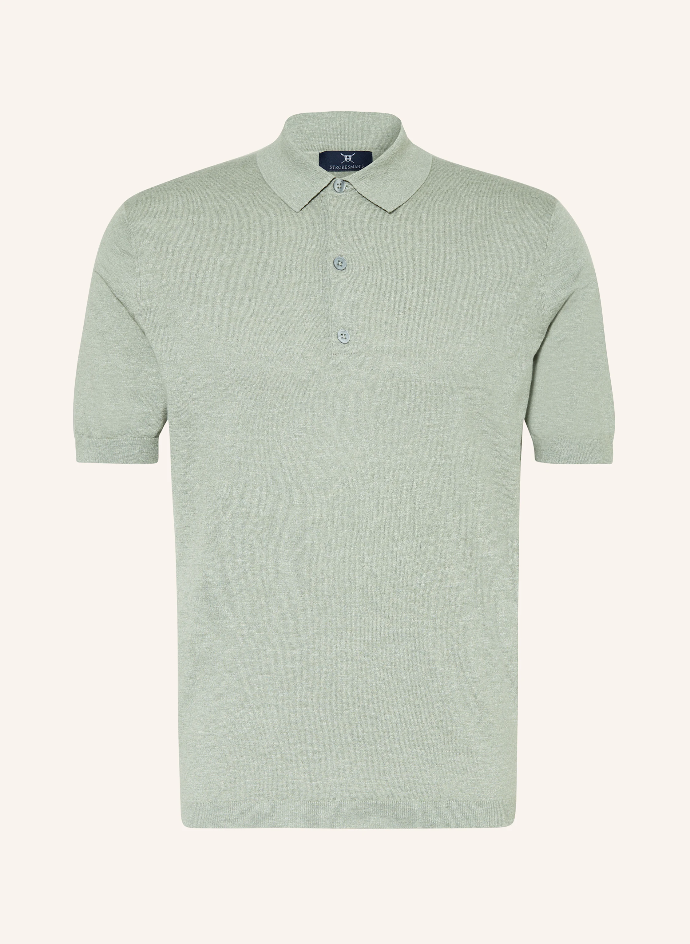 STROKESMAN'S Strick-Poloshirt