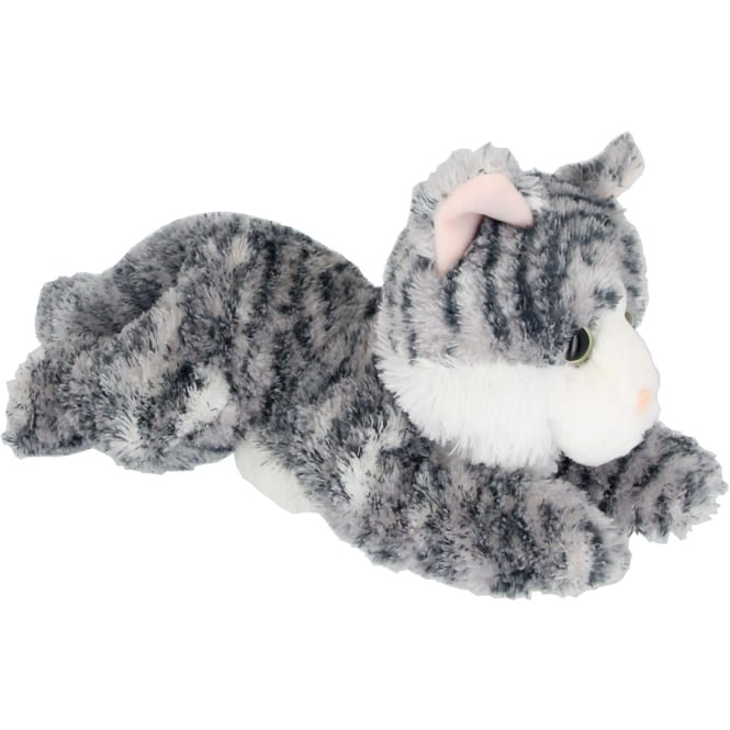 Besttoy - Plüsch Katze - grau gestreift