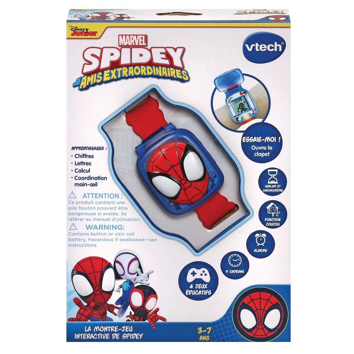 Montre jeu intéractive Spidey