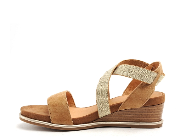 Mamzelle nu pieds talons femme naf beige