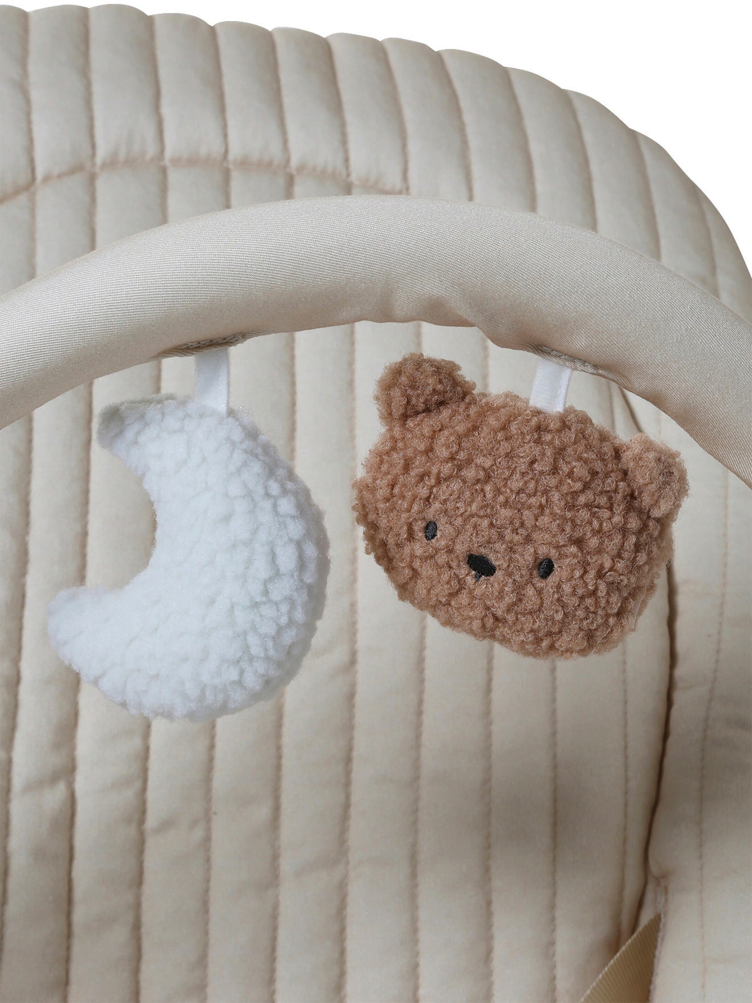 Vertbaudet Babywippe mit Spielbogen BABYDREAM wollweiß
