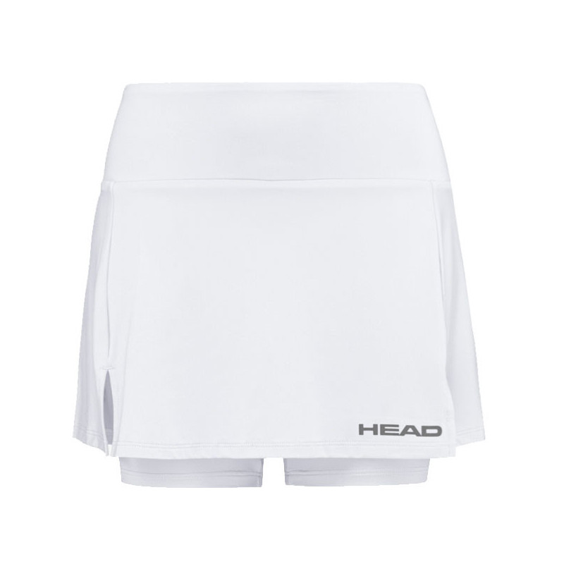 Jupe de tennis femme Head club blanc