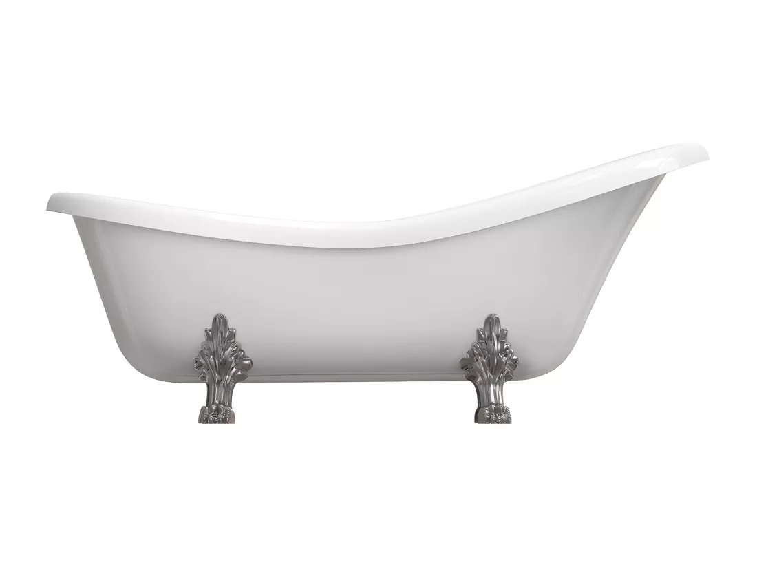 Baignoire îlot OMNIRES ATENA M+ 175X82 CM couleur : blanc finition : brillant