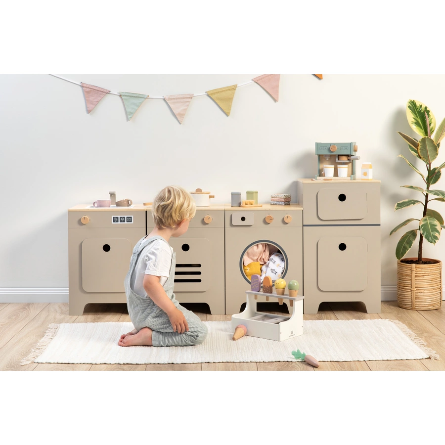 MUSTERKIND® Waschmaschine Mix & Match, warmgraunatur