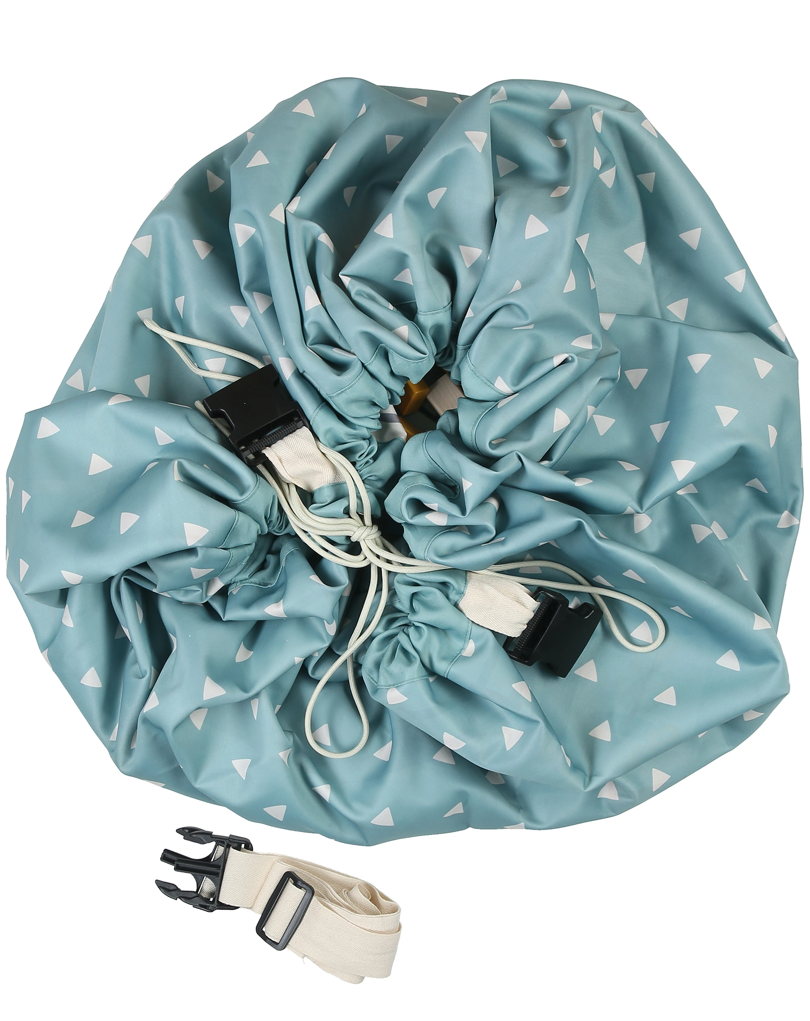 Outdoor-Spielzeugsack STADT (140cm) in moosgrün