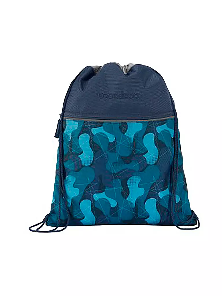 COOCAZOO Turnbeutel Cloudy Camou blau
