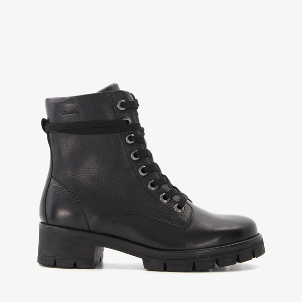 Tamaris Comfort leren veterboots met chunky zolen