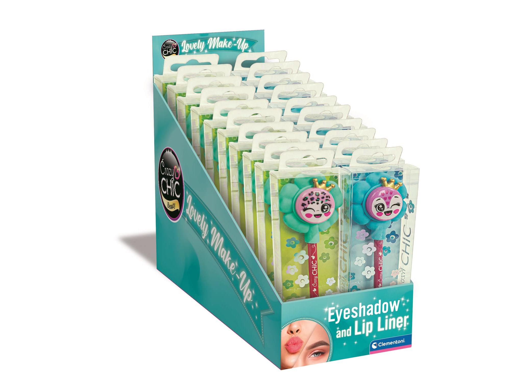 EYESHADOW & LIP BLUE CRAZY CHIC MODELOS SORTIDOS