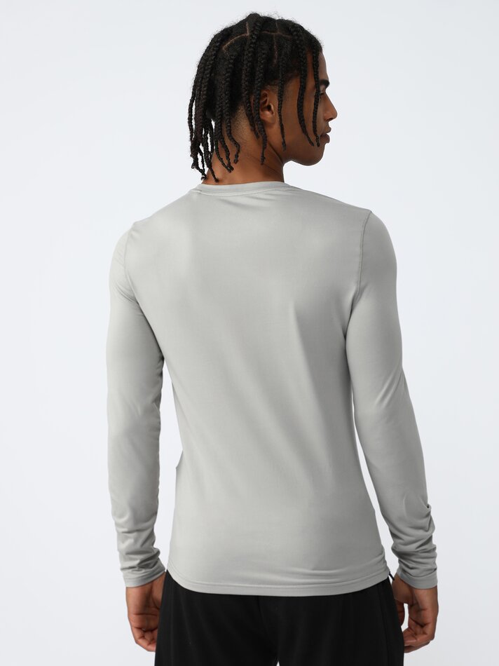 Camiseta térmica esportiva - Cinza claro