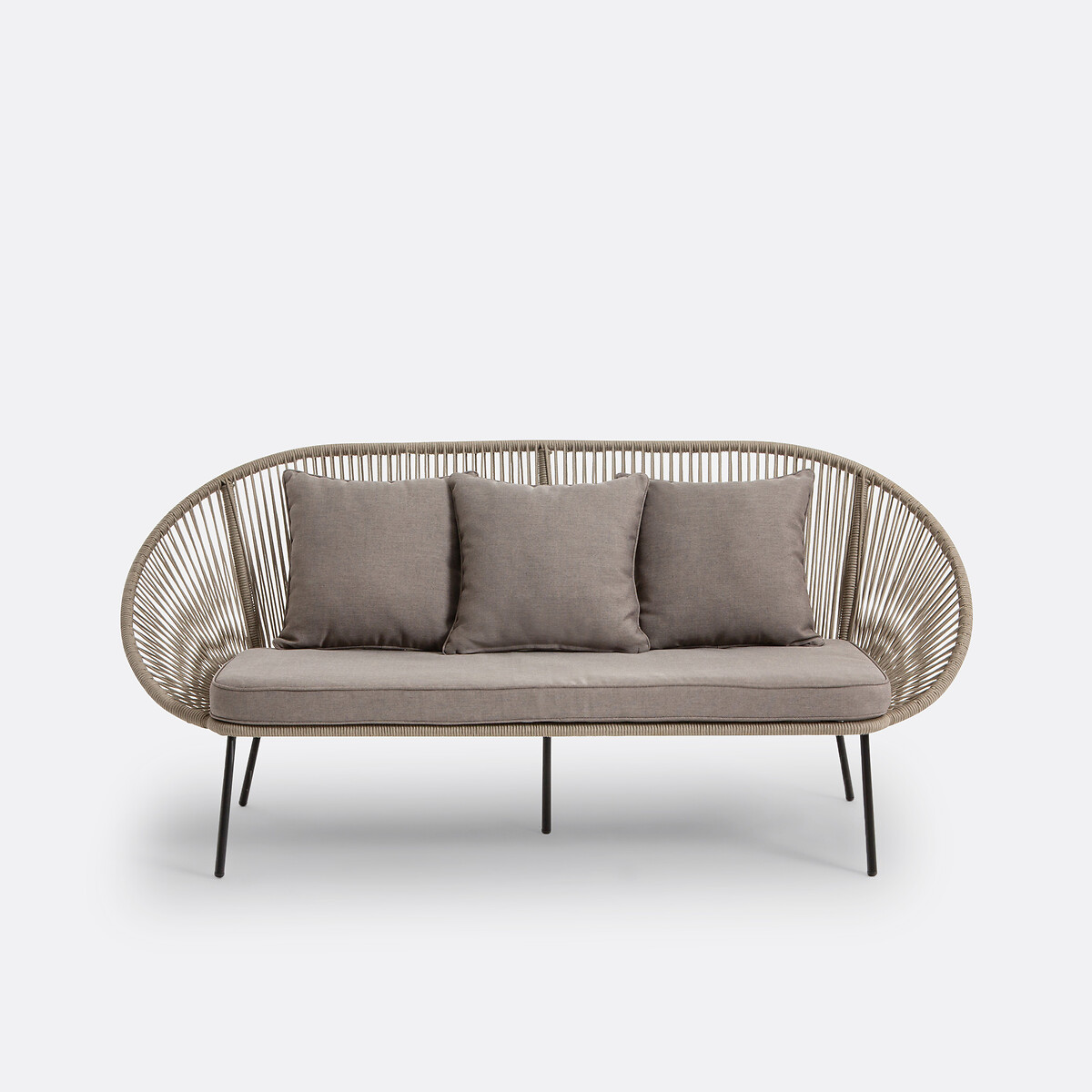 LA REDOUTE INTERIEURS<br>Banco de jardim Jiraya de 3 lugares