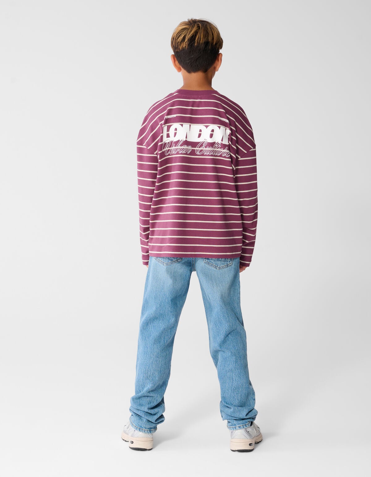 Straight Fit Jeans Blauw