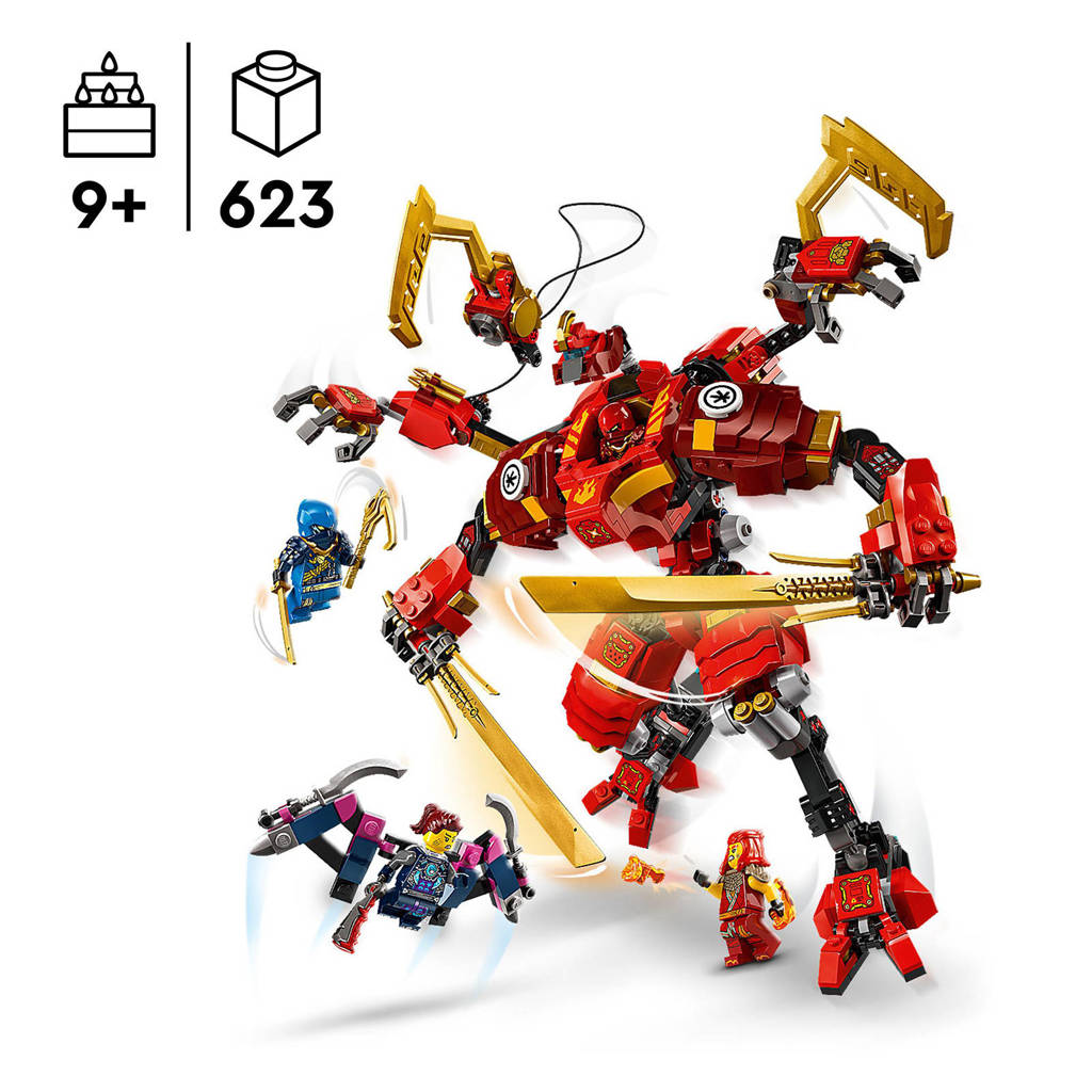 Mooie grote ninjagoKai's ninjaklimmecha Actiefiguur Speelgoed voor Rollenspellen 71812