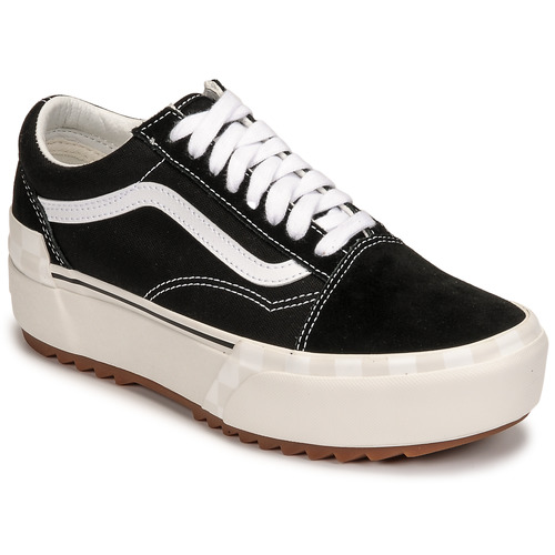 Vans - OLD SKOOL STACKED - Noir / Blanc