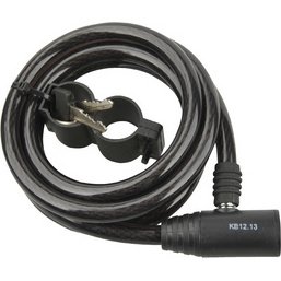 Câble antivol pour vélo, longueur: 1.800 mm, noir