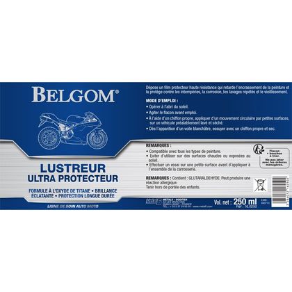 Produit d'entretien Belgom Lustreur Titane Universel