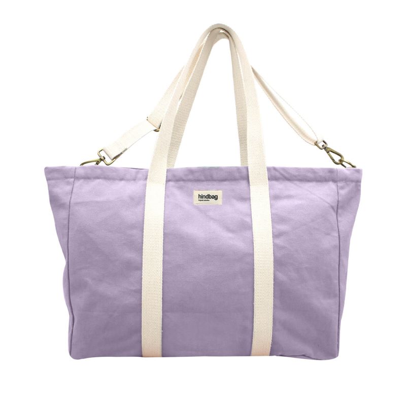 Sac Cabas Jean 60 cm Lilas