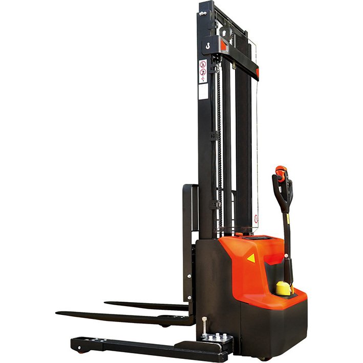 Gerbeur électrique lithium longerons encadrants capacité 1200 kg levée 1514 mm
