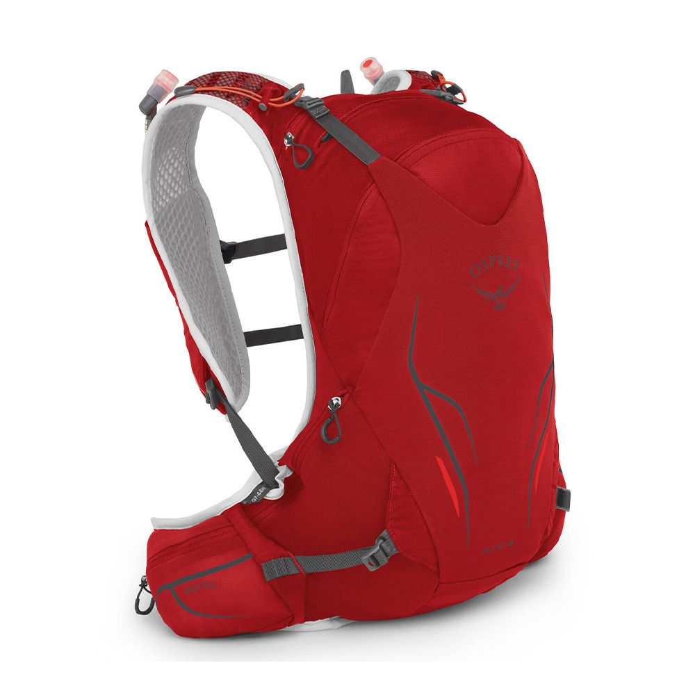 Osprey DURO 15L - Sac d'hydratation + 2 flasques 500ml phoenix red