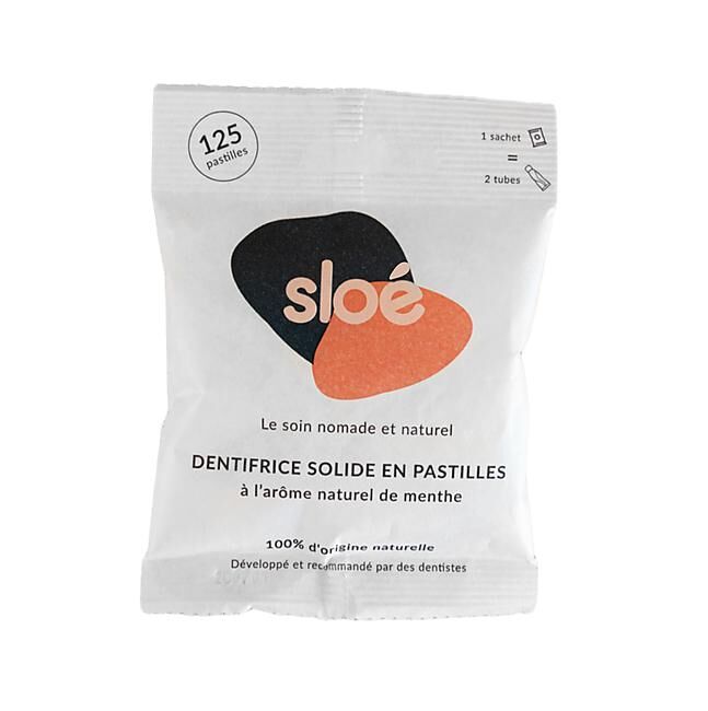 SLOE - RECHARGE DENTIFRICE SOLIDE EN PASTILLES MENTHE