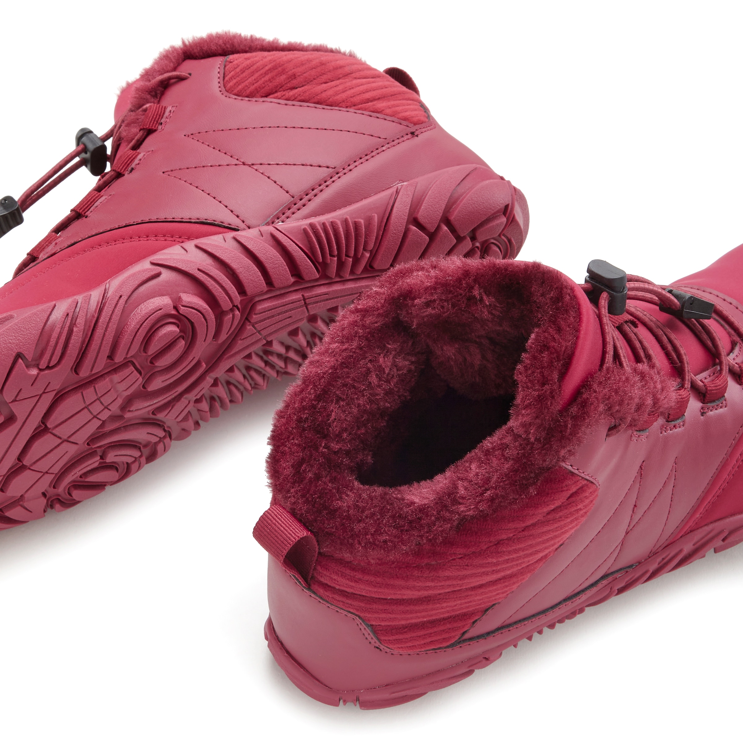 Vivance Stiefelette »Freizeitschuh, Halbschuh, Sneaker«  zum Reinschlüpfen mit elastischen Schnürbändern VEGAN