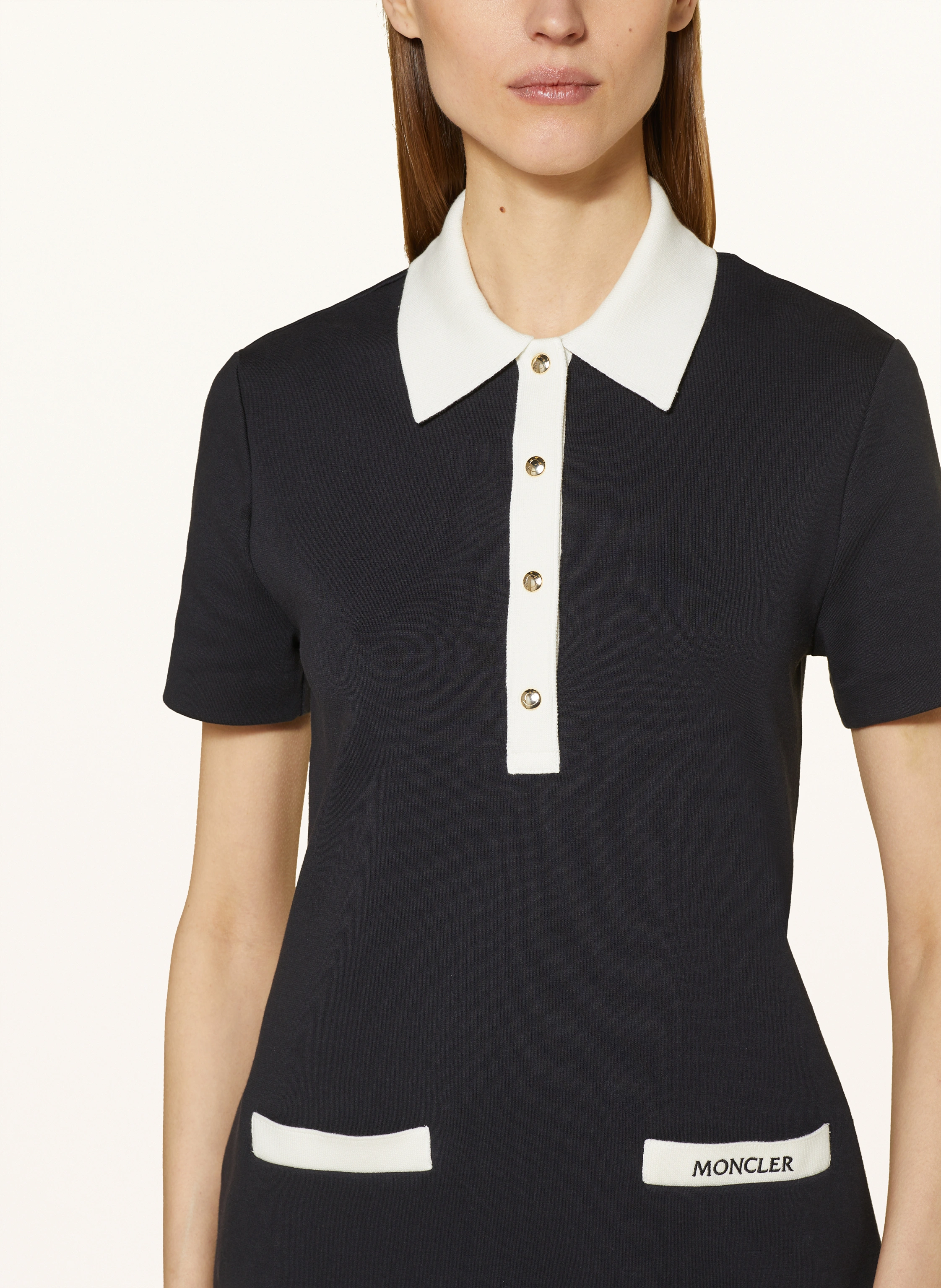 MONCLER Jersey-Polokleid