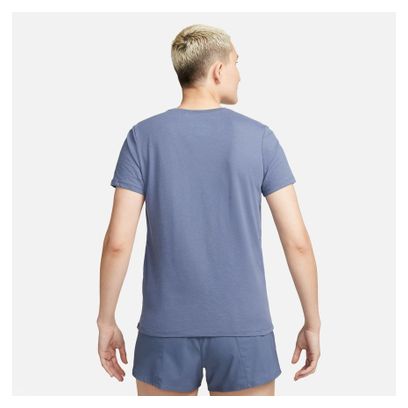 Maillot manches courtes Femme Nike Dri-Fit Swoosh Bleu